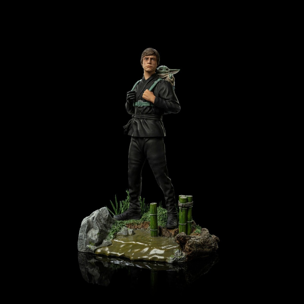 IRON STUDIOS - Luke Skywalker e Grogu Training 1:10 BDS Art Scale 1/10 - Star Wars Il Libro di Boba Fett
