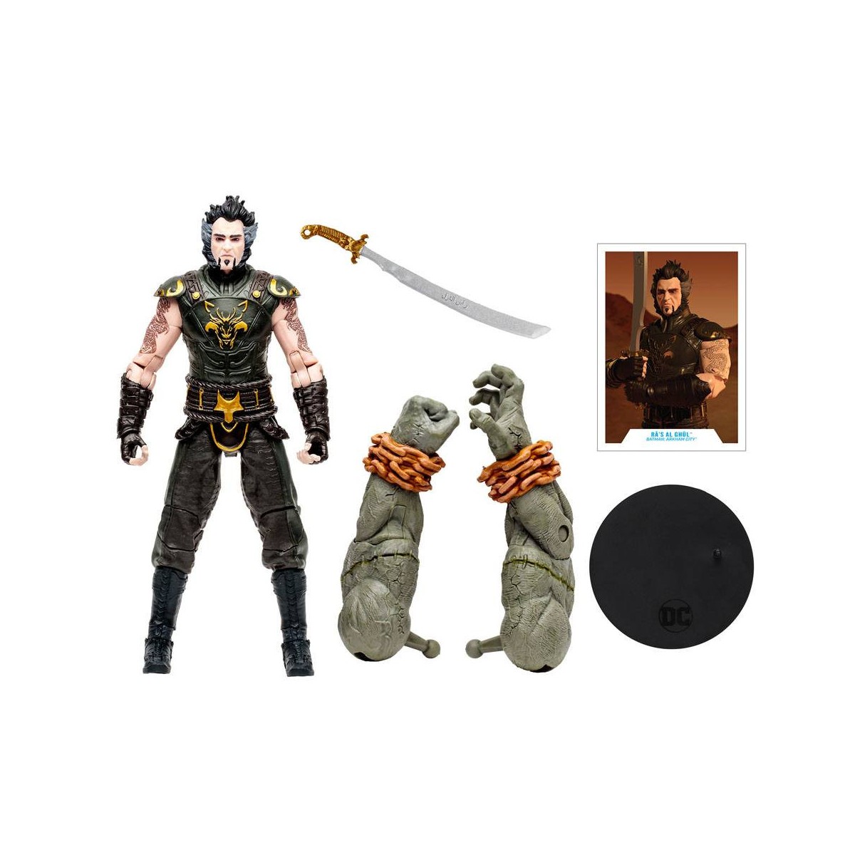 Mc Farlane DC Gaming - Ra's Al Ghul Arkham City 1/12 - Costruisci un Solomon Grundy