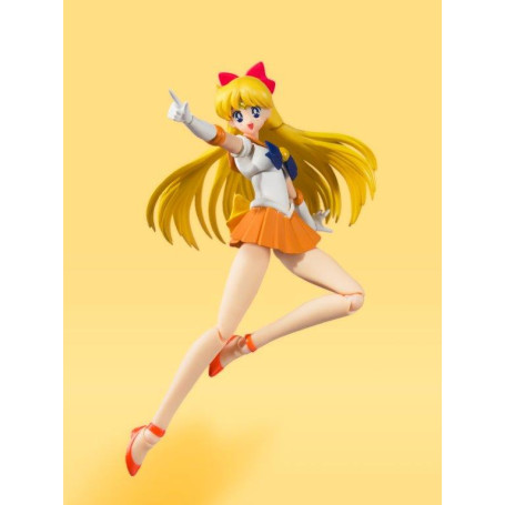 Bandai Sailor Moon SH Figuarts - Sailor Venus Anime Edizione Colore