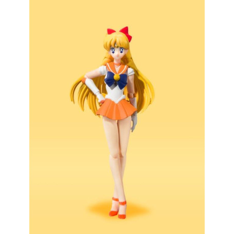 Bandai Sailor Moon SH Figuarts - Sailor Venus Anime Edizione Colore
