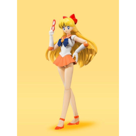 Bandai Sailor Moon SH Figuarts - Sailor Venus Anime Edizione Colore