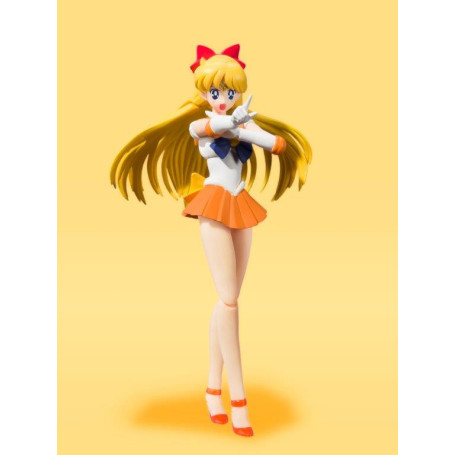 Bandai Sailor Moon SH Figuarts - Sailor Venus Anime Edizione Colore