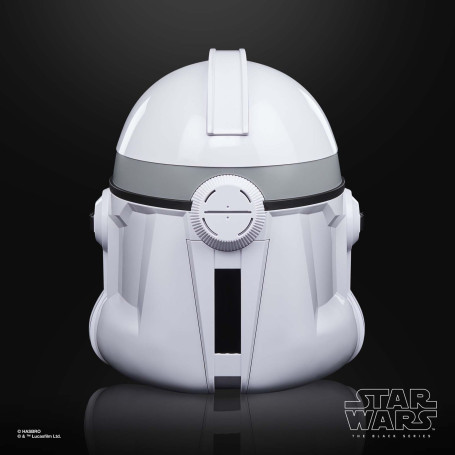 Hasbro - Elmetto elettronico premium Clone Trooper Fase II - Star Wars Serie Nera