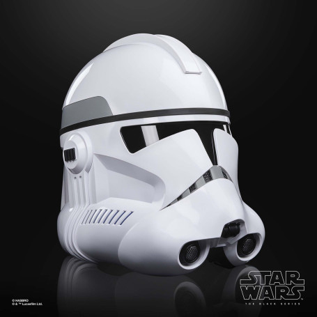 Hasbro - Elmetto elettronico premium Clone Trooper Fase II - Star Wars Serie Nera
