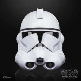 Hasbro - Elmetto elettronico premium Clone Trooper Fase II - Star Wars Serie Nera