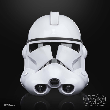 Hasbro - Elmetto elettronico premium Clone Trooper Fase II - Star Wars Serie Nera