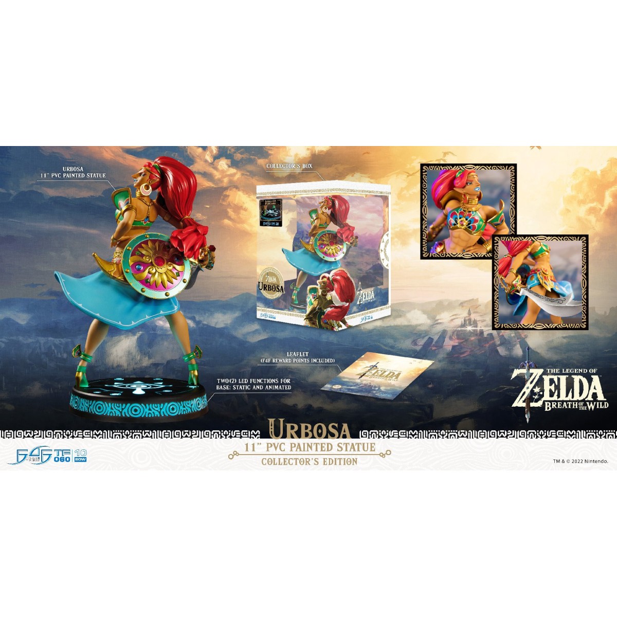 F4F Urbosa Breath of the Wild Collezionista La Leggenda di Zelda Figura in PVC