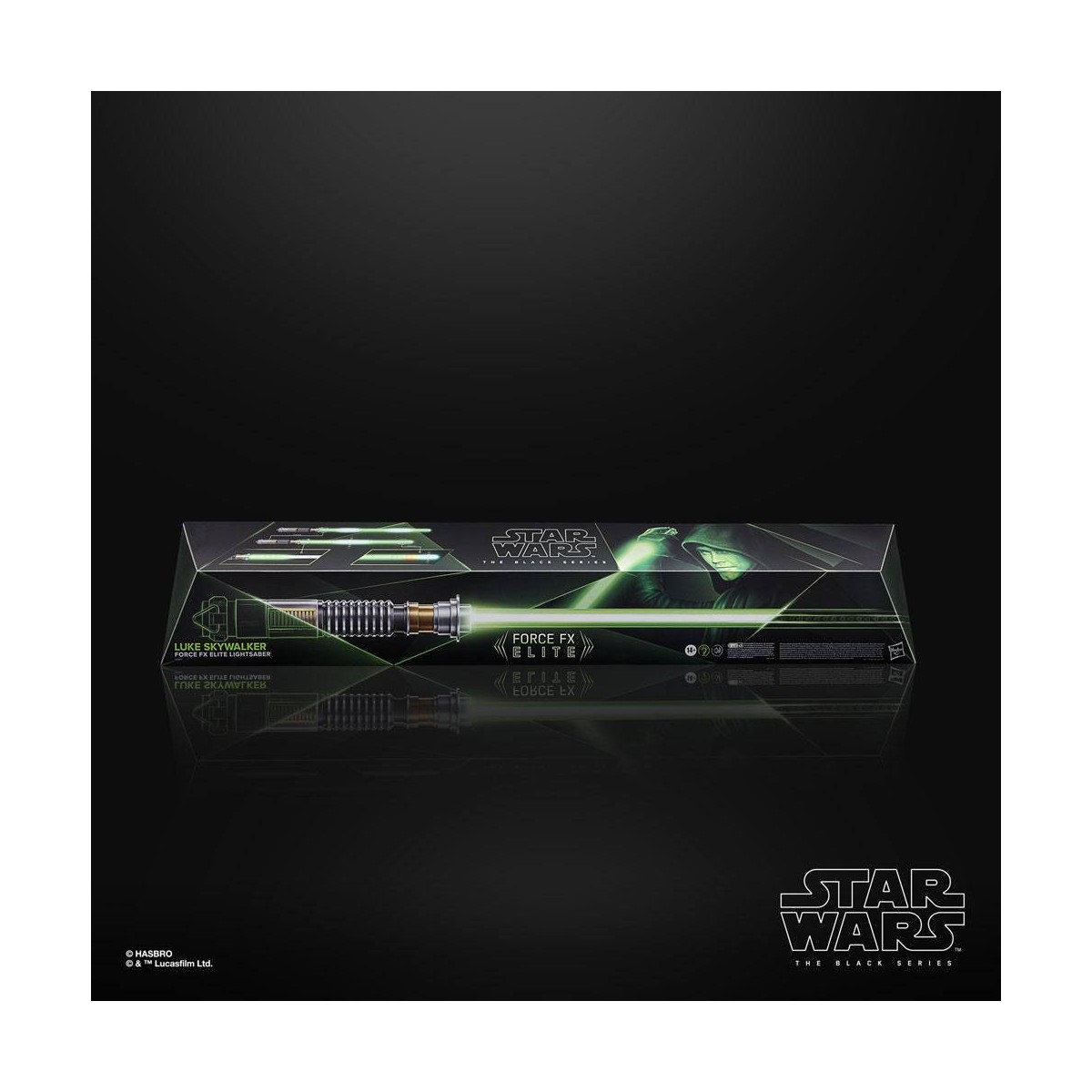Hasbro - Spada laser Force Fx Luke Skywalker - Serie nera Replica Elite