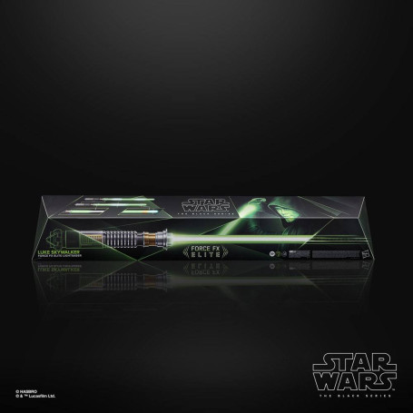 Hasbro - Spada laser Force Fx Luke Skywalker - Serie nera Replica Elite