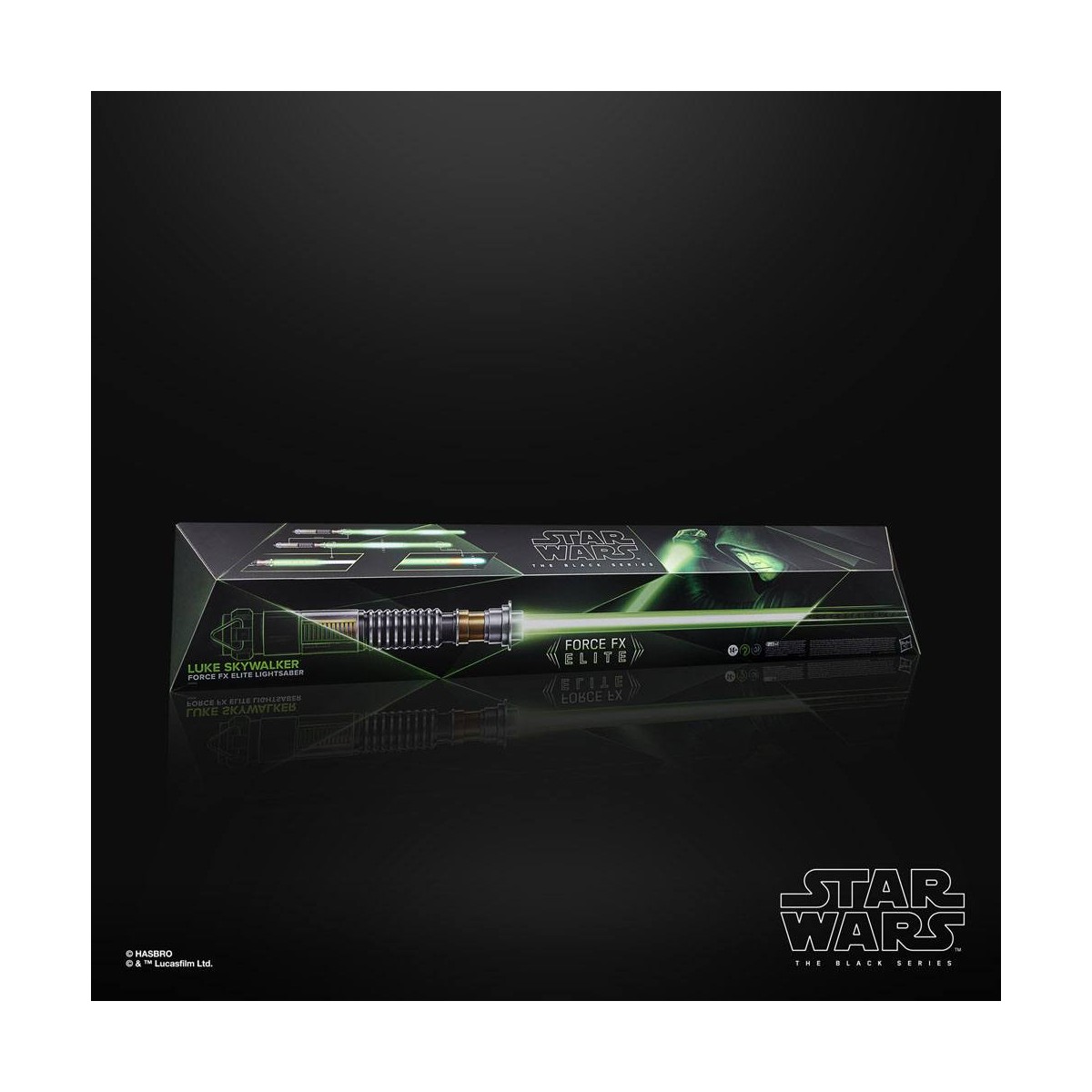 Hasbro - Spada laser Force Fx Luke Skywalker - Serie nera Replica Elite