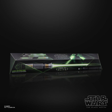 Hasbro - Spada laser Force Fx Luke Skywalker - Serie nera Replica Elite