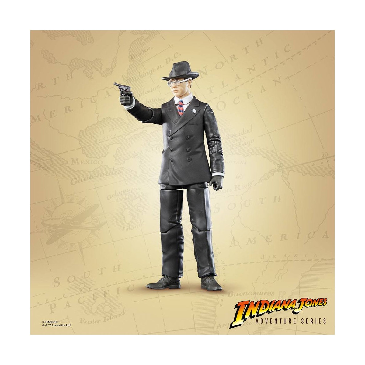 Hasbro - Maggiore Arnold Toht - Serie Avventura Indiana Jones: I Predatori dell'Arca Perduta 1/12