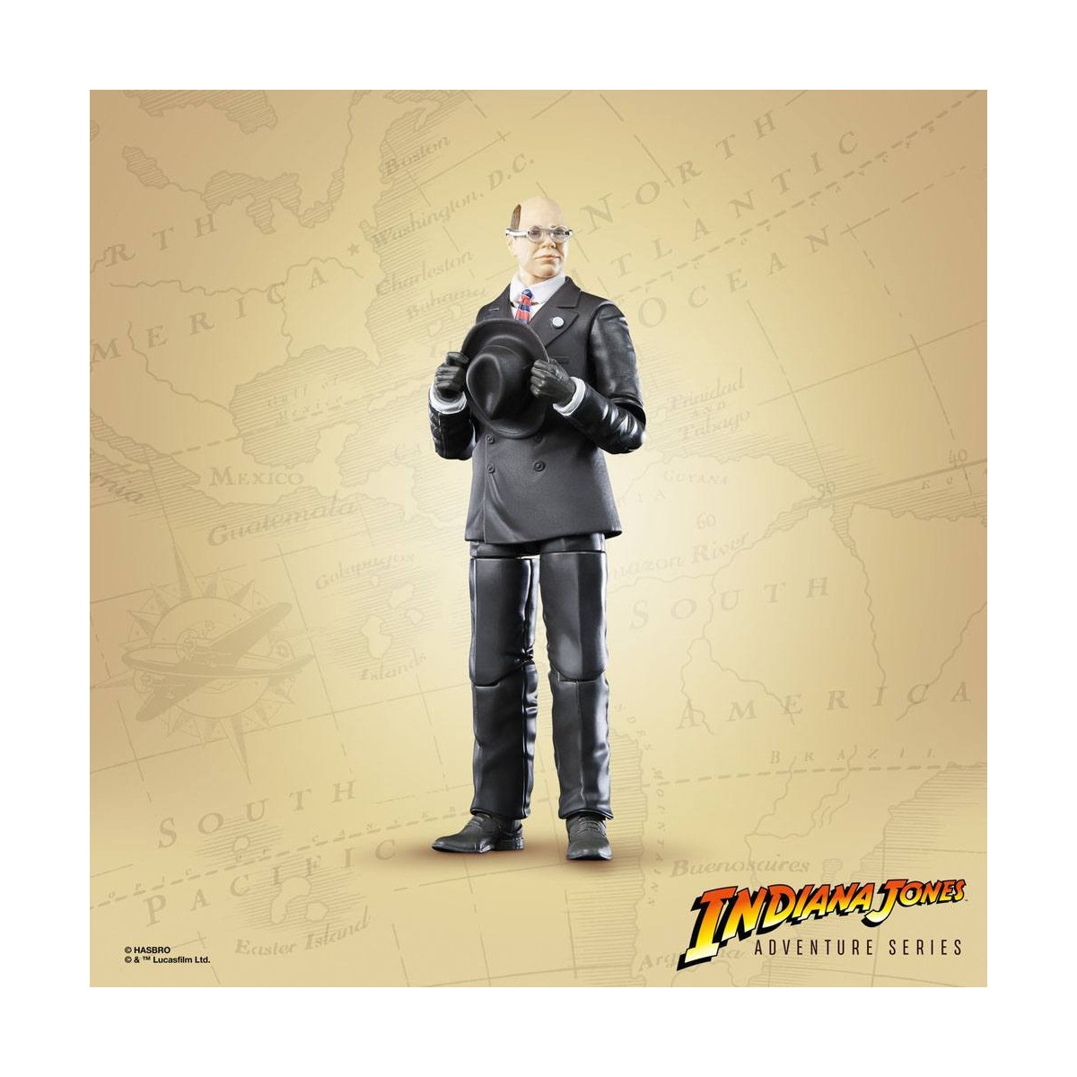 Hasbro - Maggiore Arnold Toht - Serie Avventura Indiana Jones: I Predatori dell'Arca Perduta 1/12