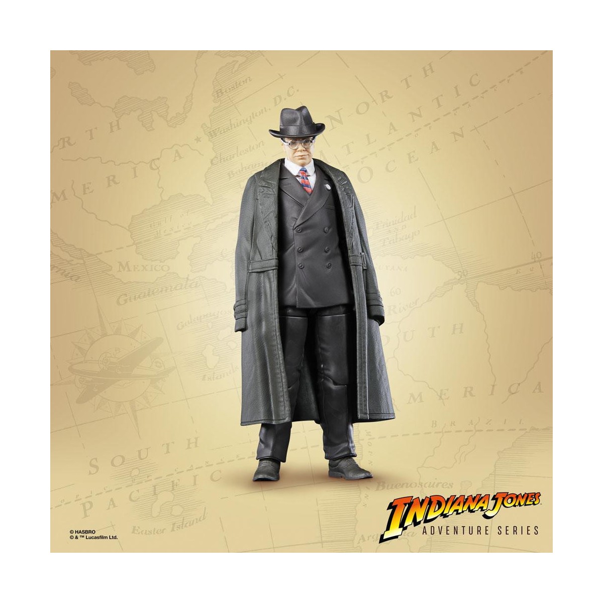 Hasbro - Maggiore Arnold Toht - Serie Avventura Indiana Jones: I Predatori dell'Arca Perduta 1/12