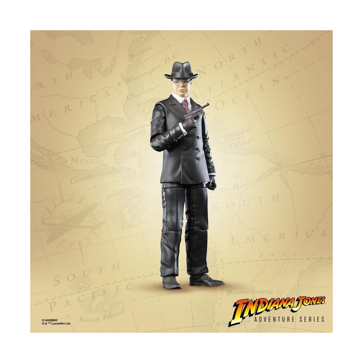 Hasbro - Maggiore Arnold Toht - Serie Avventura Indiana Jones: I Predatori dell'Arca Perduta 1/12