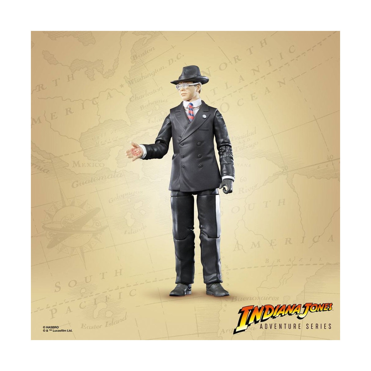 Hasbro - Maggiore Arnold Toht - Serie Avventura Indiana Jones: I Predatori dell'Arca Perduta 1/12