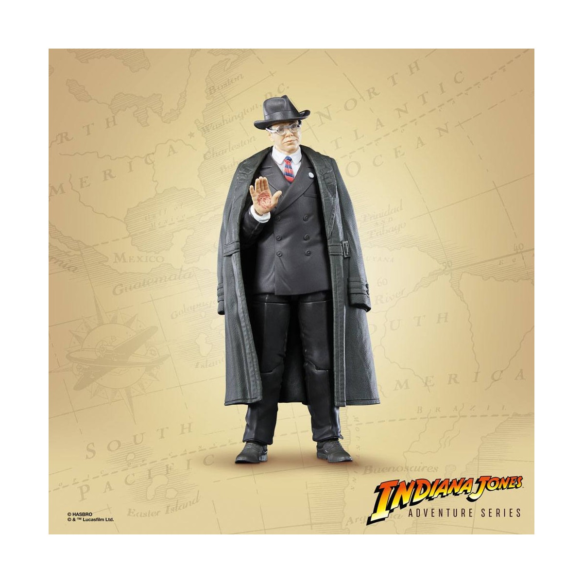 Hasbro - Maggiore Arnold Toht - Serie Avventura Indiana Jones: I Predatori dell'Arca Perduta 1/12