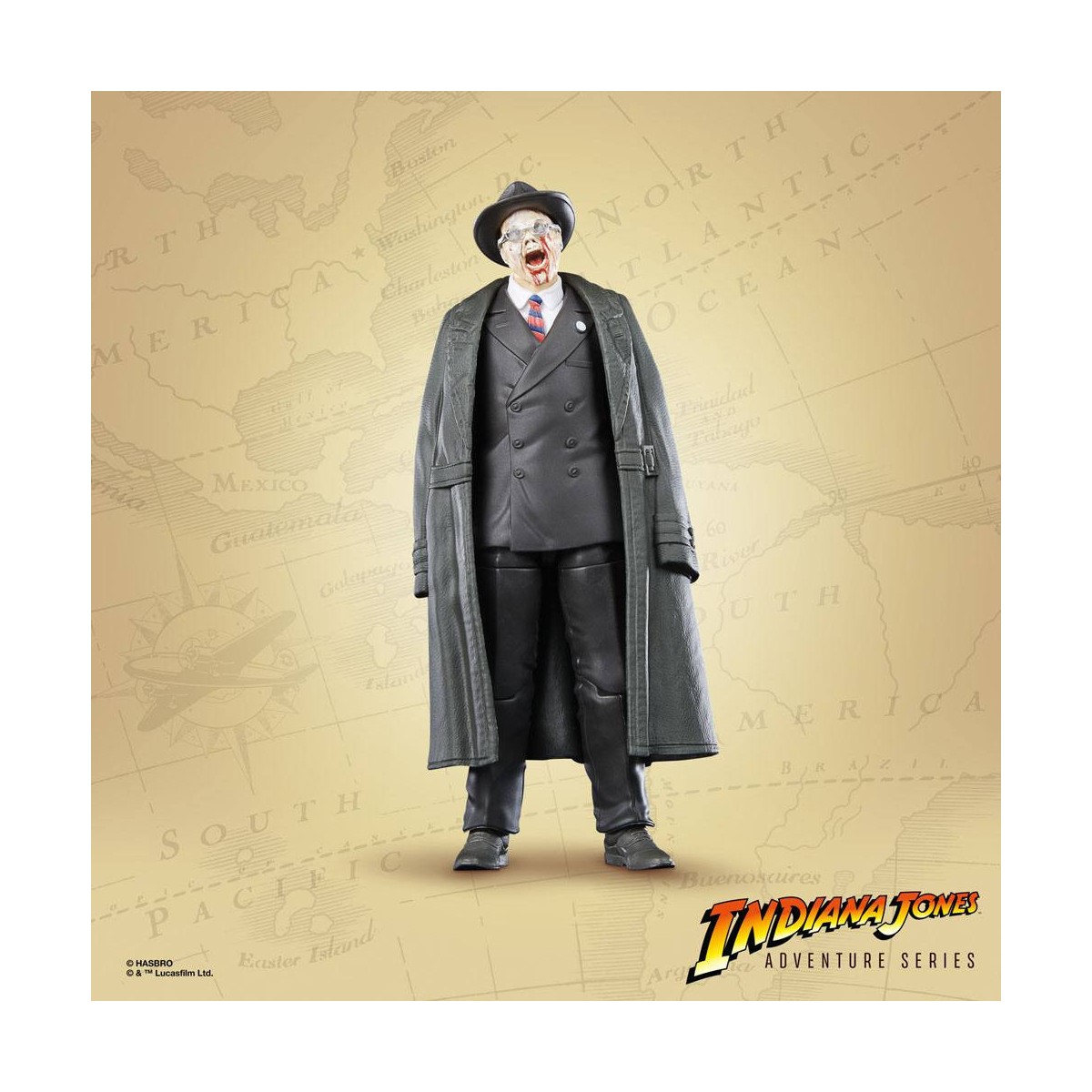 Hasbro - Maggiore Arnold Toht - Serie Avventura Indiana Jones: I Predatori dell'Arca Perduta 1/12