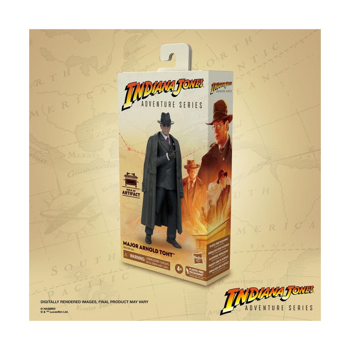 Hasbro - Maggiore Arnold Toht - Serie Avventura Indiana Jones: I Predatori dell'Arca Perduta 1/12