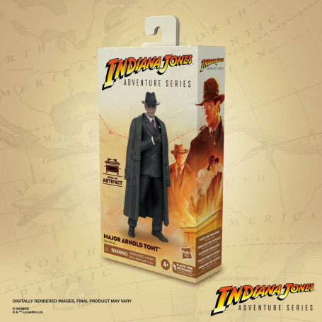 Hasbro - Maggiore Arnold Toht - Serie Avventura Indiana Jones: I Predatori dell'Arca Perduta 1/12