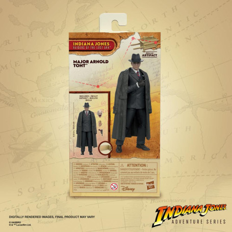 Hasbro - Maggiore Arnold Toht - Serie Avventura Indiana Jones: I Predatori dell'Arca Perduta 1/12