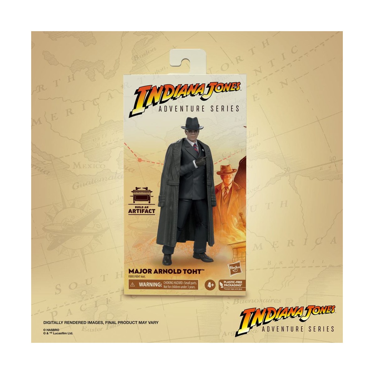 Hasbro - Maggiore Arnold Toht - Serie Avventura Indiana Jones: I Predatori dell'Arca Perduta 1/12