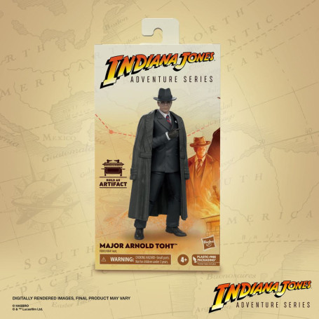Hasbro - Maggiore Arnold Toht - Serie Avventura Indiana Jones: I Predatori dell'Arca Perduta 1/12
