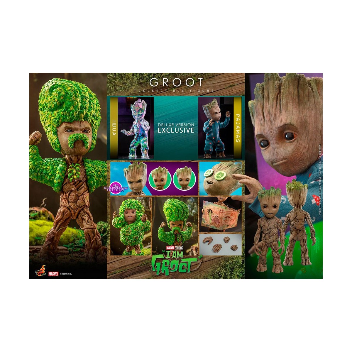 Hot Toys Movie Masterpiece - GROOT DELUXE - Io sono Groot