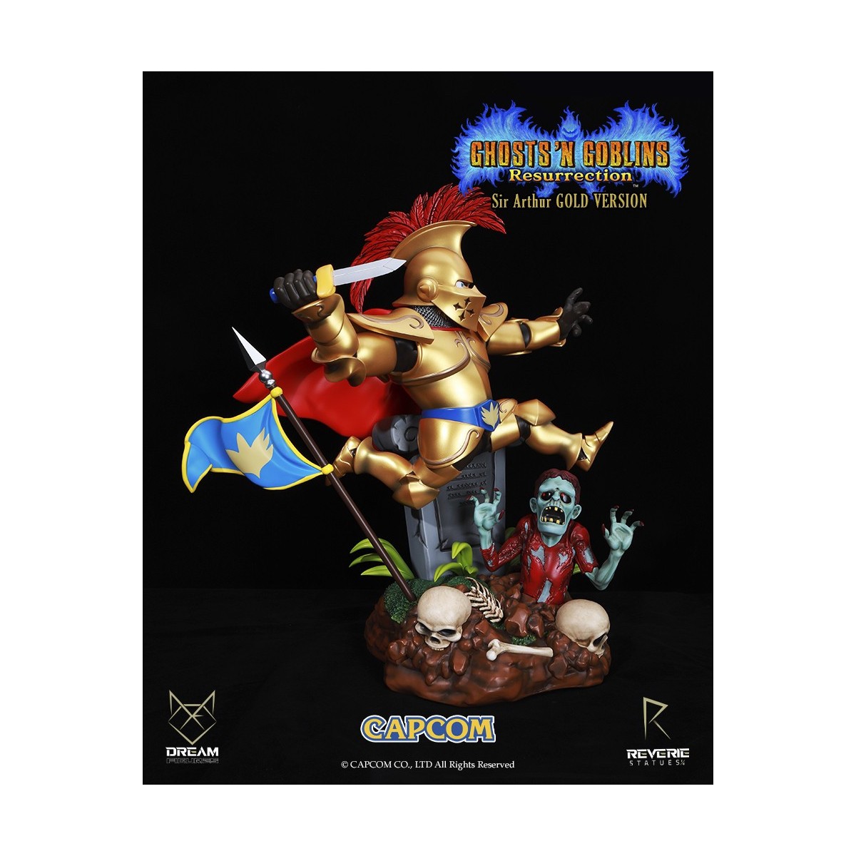 Figure da sogno - Armatura d'oro di Sir Arthur - Ghost 'n Goblins Resurrezione