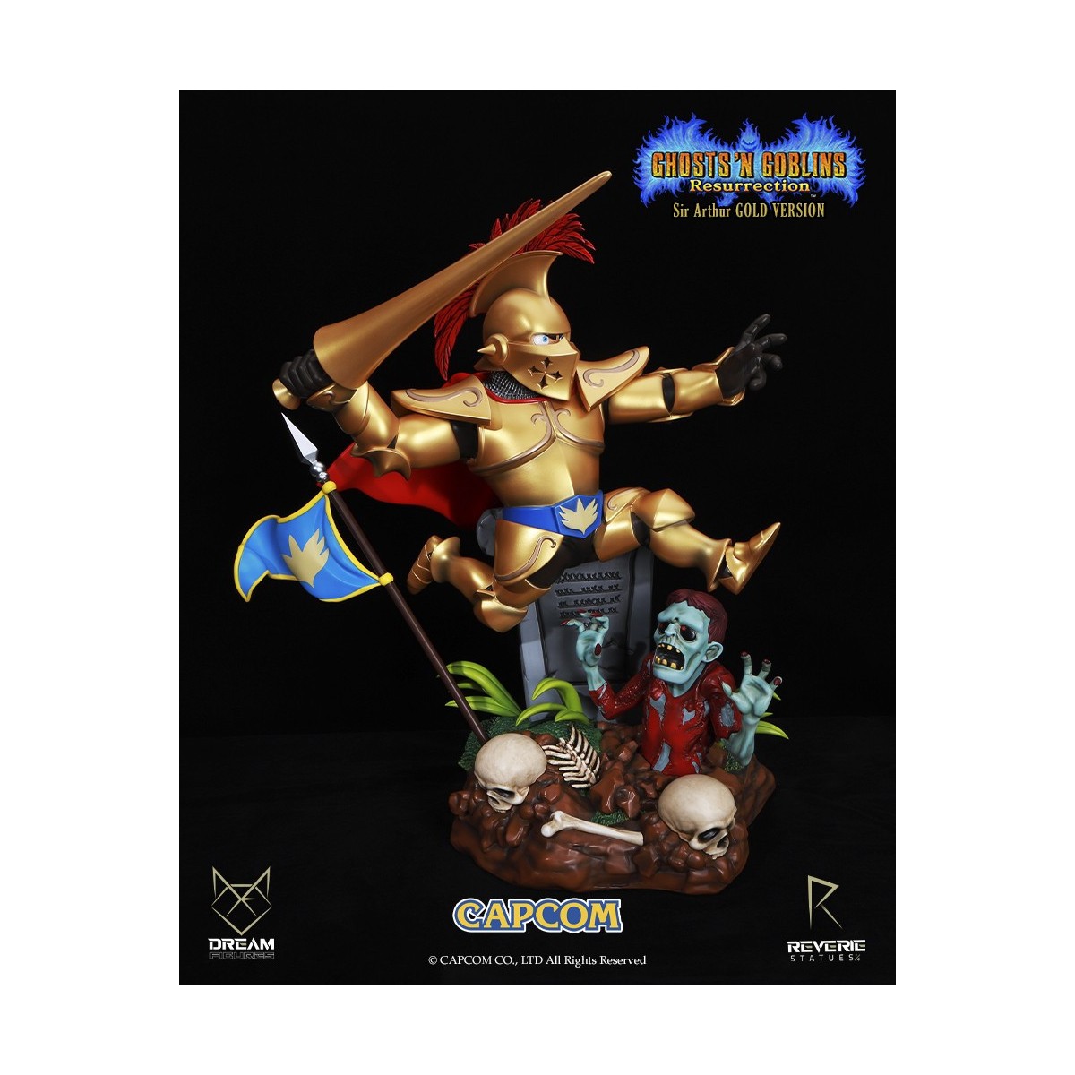 Figure da sogno - Armatura d'oro di Sir Arthur - Ghost 'n Goblins Resurrezione