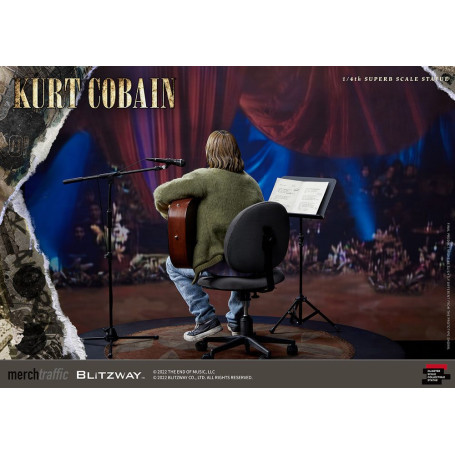 Prime 1 Studio/Blitzway - Statuetta di Kurt Cobain Unplugged in scala superba 1/4