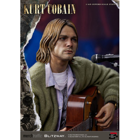 Prime 1 Studio/Blitzway - Statuetta di Kurt Cobain Unplugged in scala superba 1/4