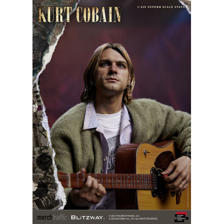 Prime 1 Studio/Blitzway - Statuetta di Kurt Cobain Unplugged in scala superba 1/4