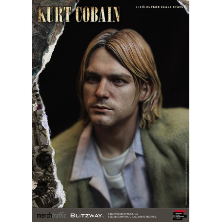 Prime 1 Studio/Blitzway - Statuetta di Kurt Cobain Unplugged in scala superba 1/4