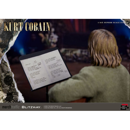 Prime 1 Studio/Blitzway - Statuetta di Kurt Cobain Unplugged in scala superba 1/4