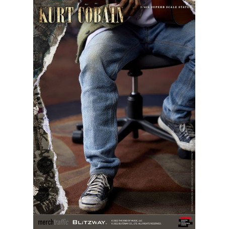 Prime 1 Studio/Blitzway - Statuetta di Kurt Cobain Unplugged in scala superba 1/4
