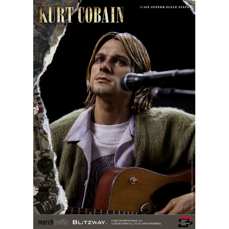 Prime 1 Studio/Blitzway - Statuetta di Kurt Cobain Unplugged in scala superba 1/4