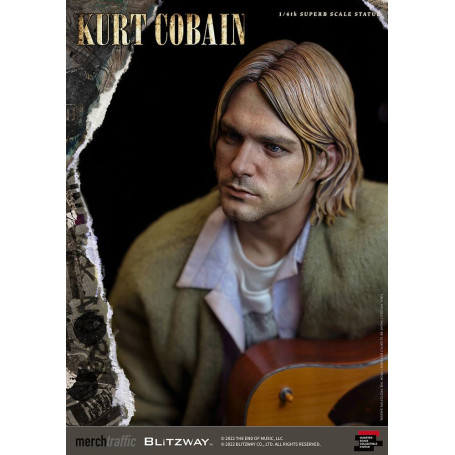 Prime 1 Studio/Blitzway - Statuetta di Kurt Cobain Unplugged in scala superba 1/4