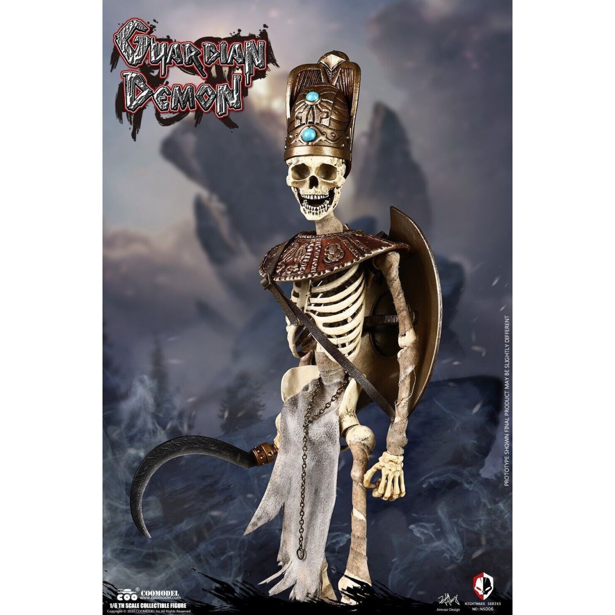 Coomodel Serie Nightmare - Demone guardiano dell'Egitto 1/6