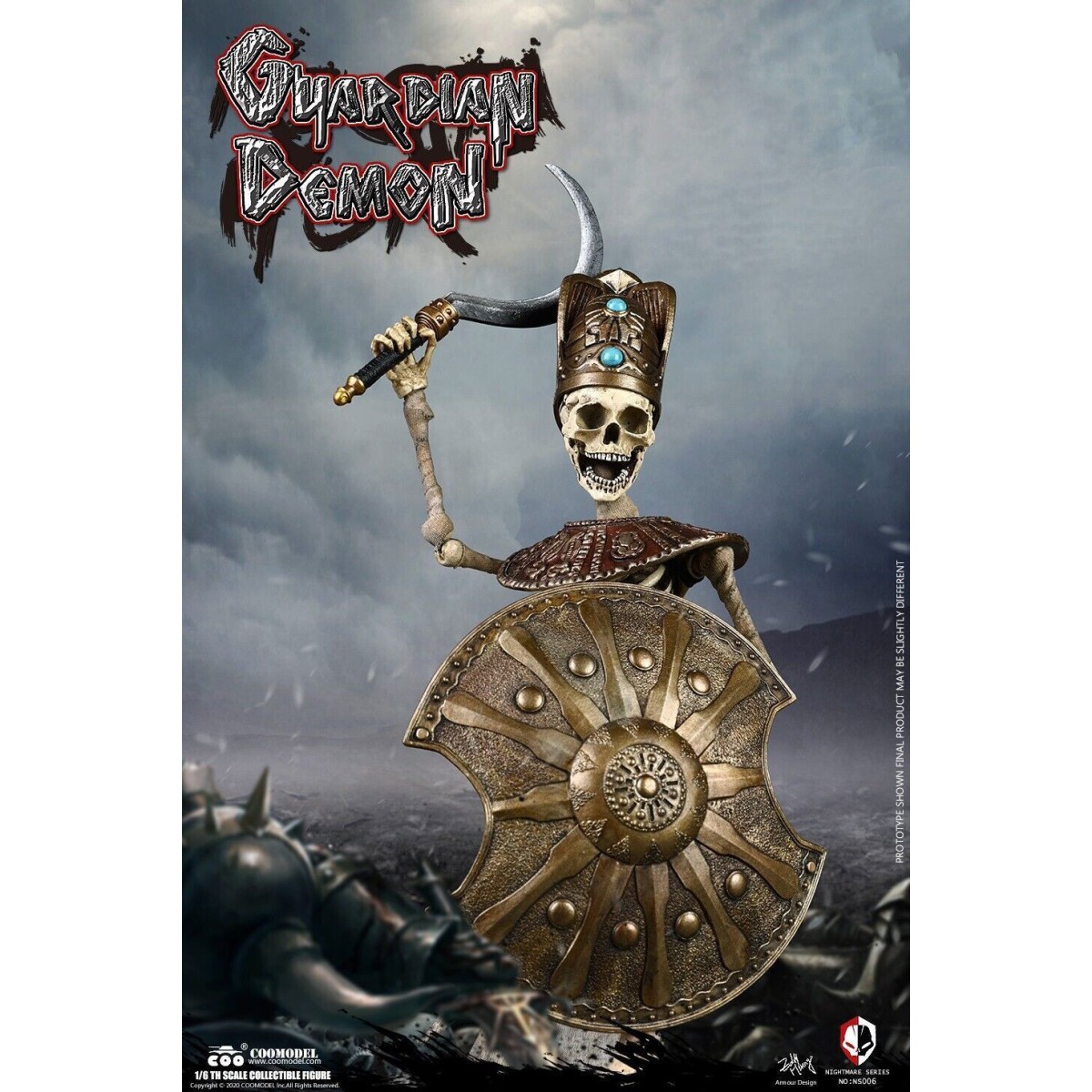 Coomodel Serie Nightmare - Demone guardiano dell'Egitto 1/6
