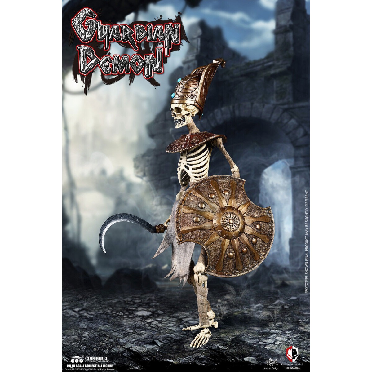 Coomodel Serie Nightmare - Demone guardiano dell'Egitto 1/6