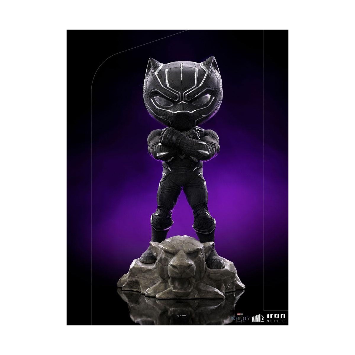 Iron Studios - Pantera Nera - La Saga dell'Infinito Mini Co.Heroes PVC