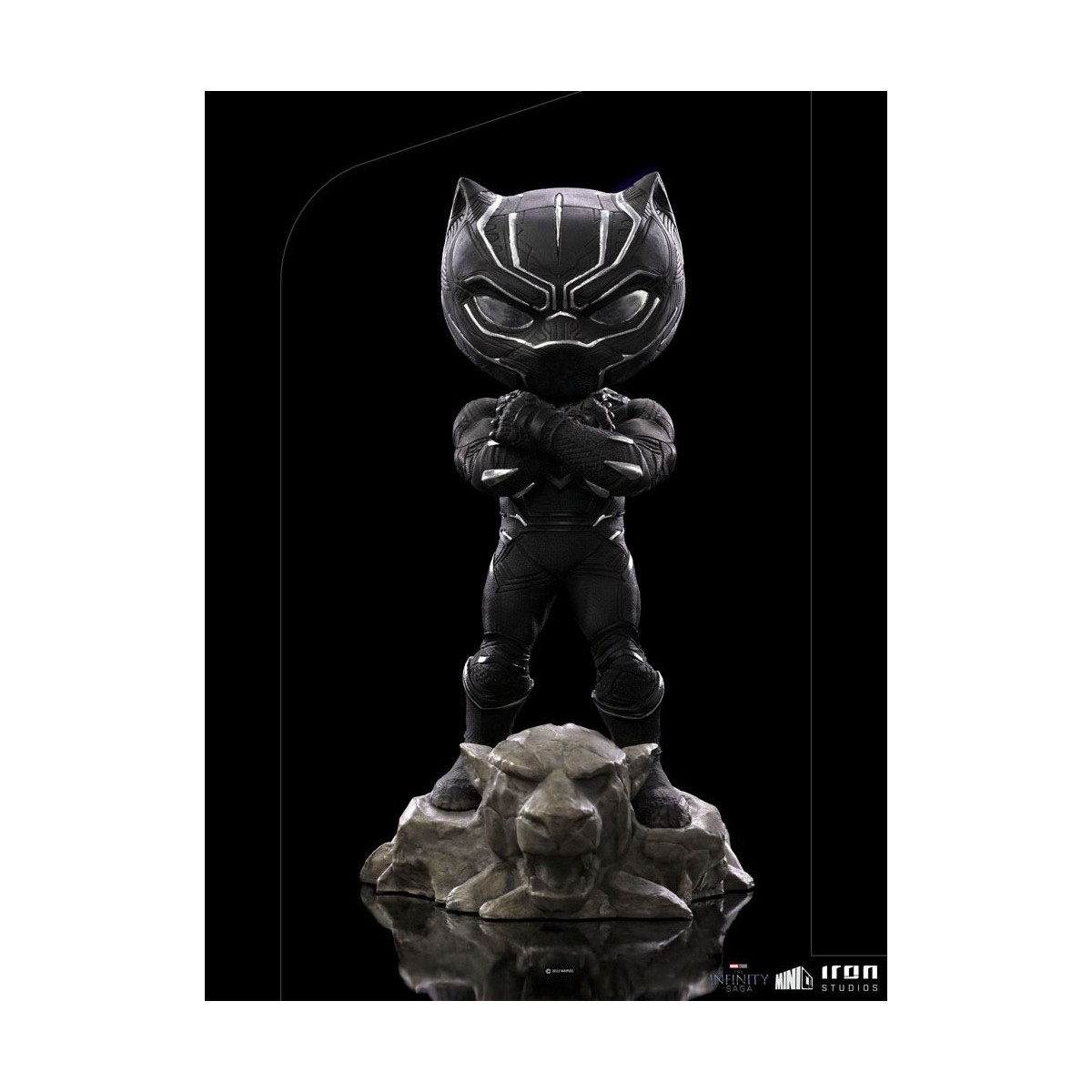 Iron Studios - Pantera Nera - La Saga dell'Infinito Mini Co.Heroes PVC