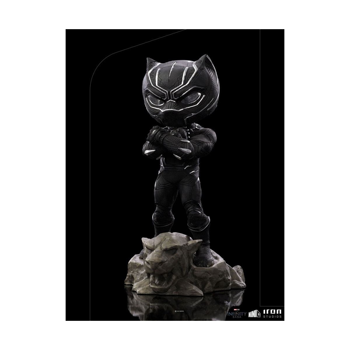 Iron Studios - Pantera Nera - La Saga dell'Infinito Mini Co.Heroes PVC
