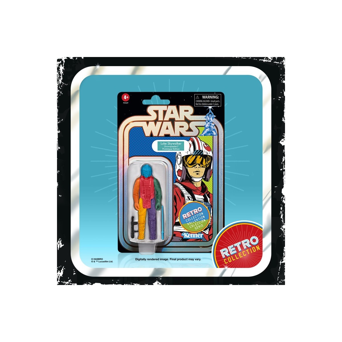 Hasbro - Luke Skywalker Snowspeeder Pilot Prototype Edition Set di 6 figure - Star Wars The Retro Collection