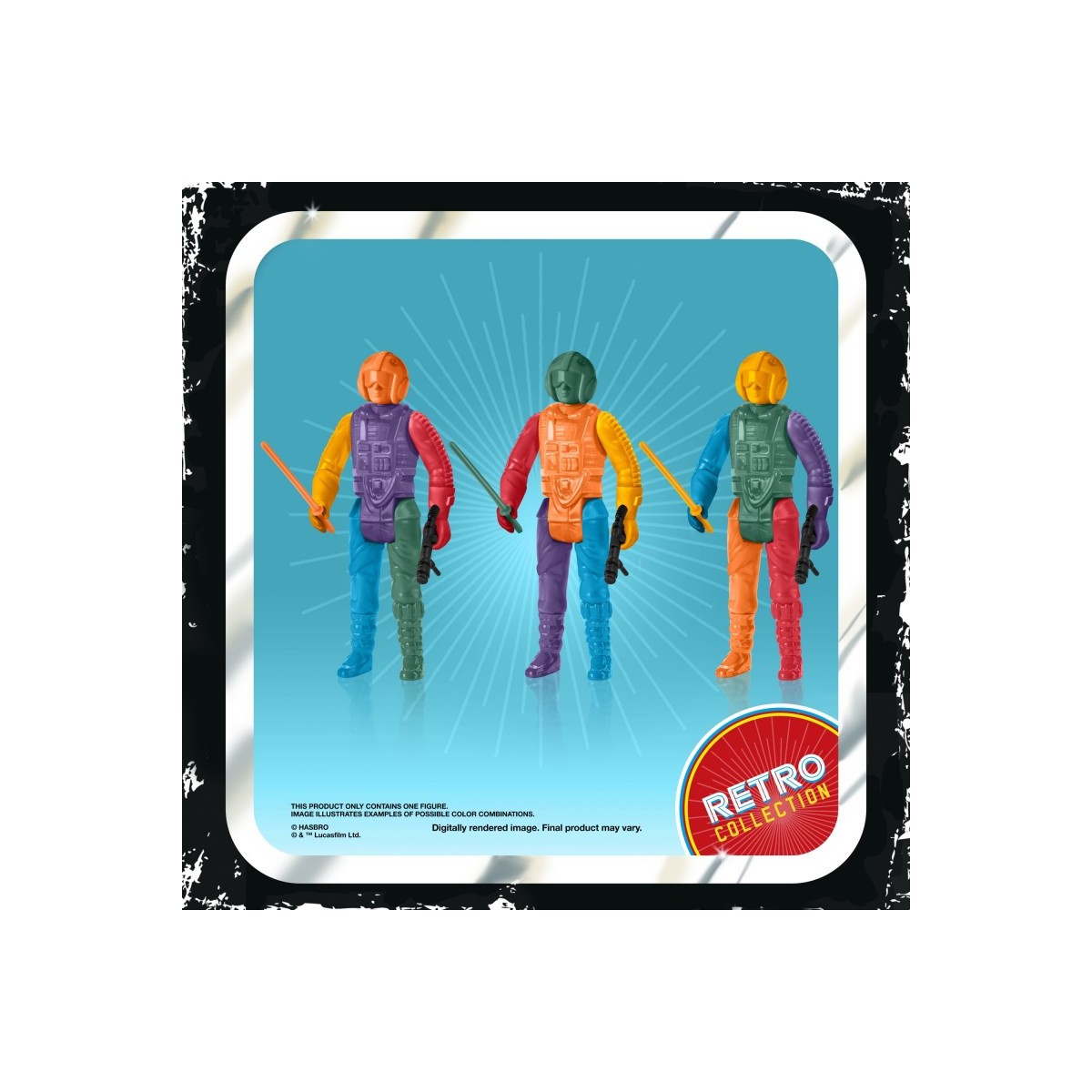 Hasbro - Luke Skywalker Snowspeeder Pilot Prototype Edition Set di 6 figure - Star Wars The Retro Collection
