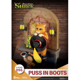 Diorama Shrek del Regno delle Bestie - Gatto con gli stivali in PVC D-Stage