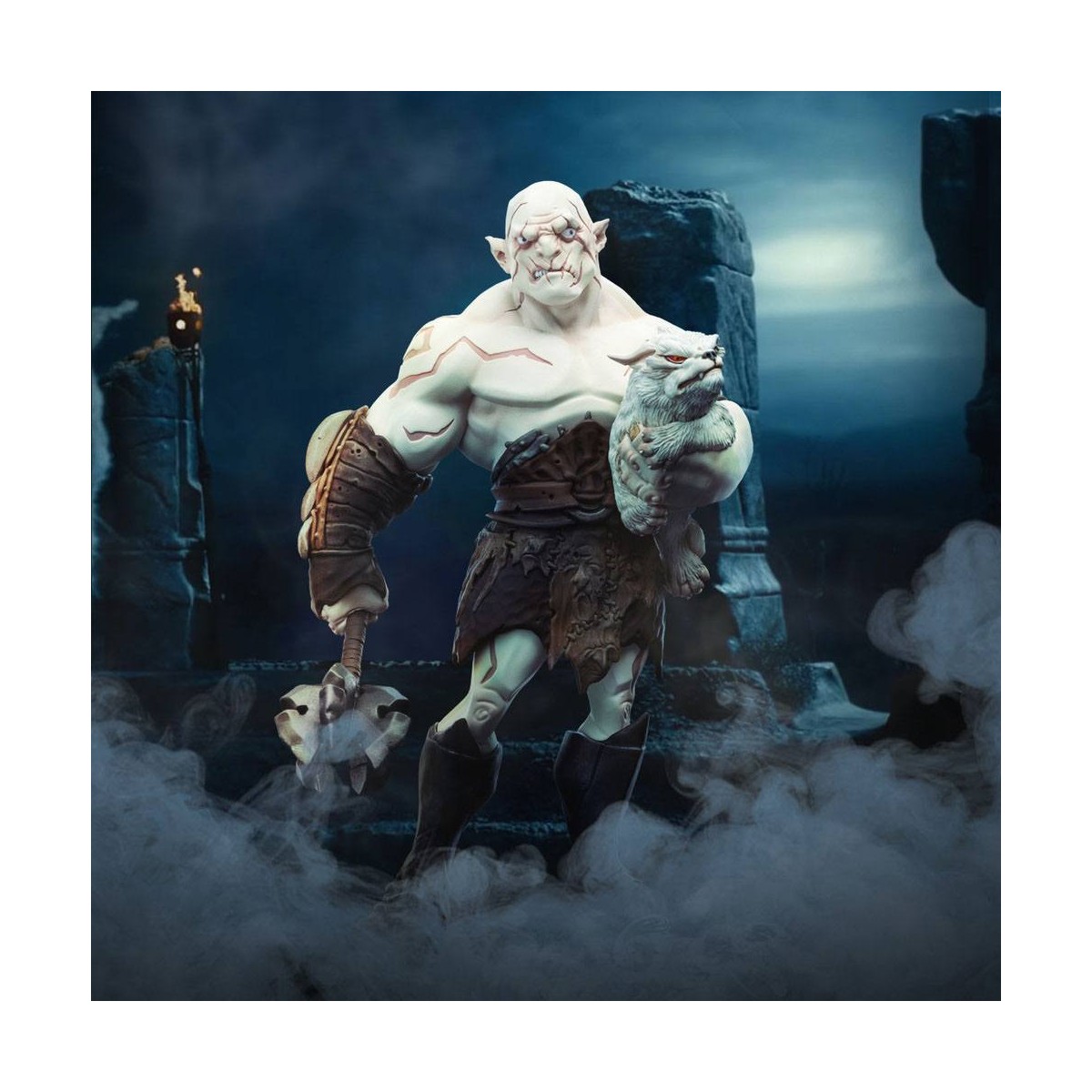 Statua Weta in vinile Lo Hobbit Mini Epics Azog il profanatore Edizione limitata - Edizione limitata