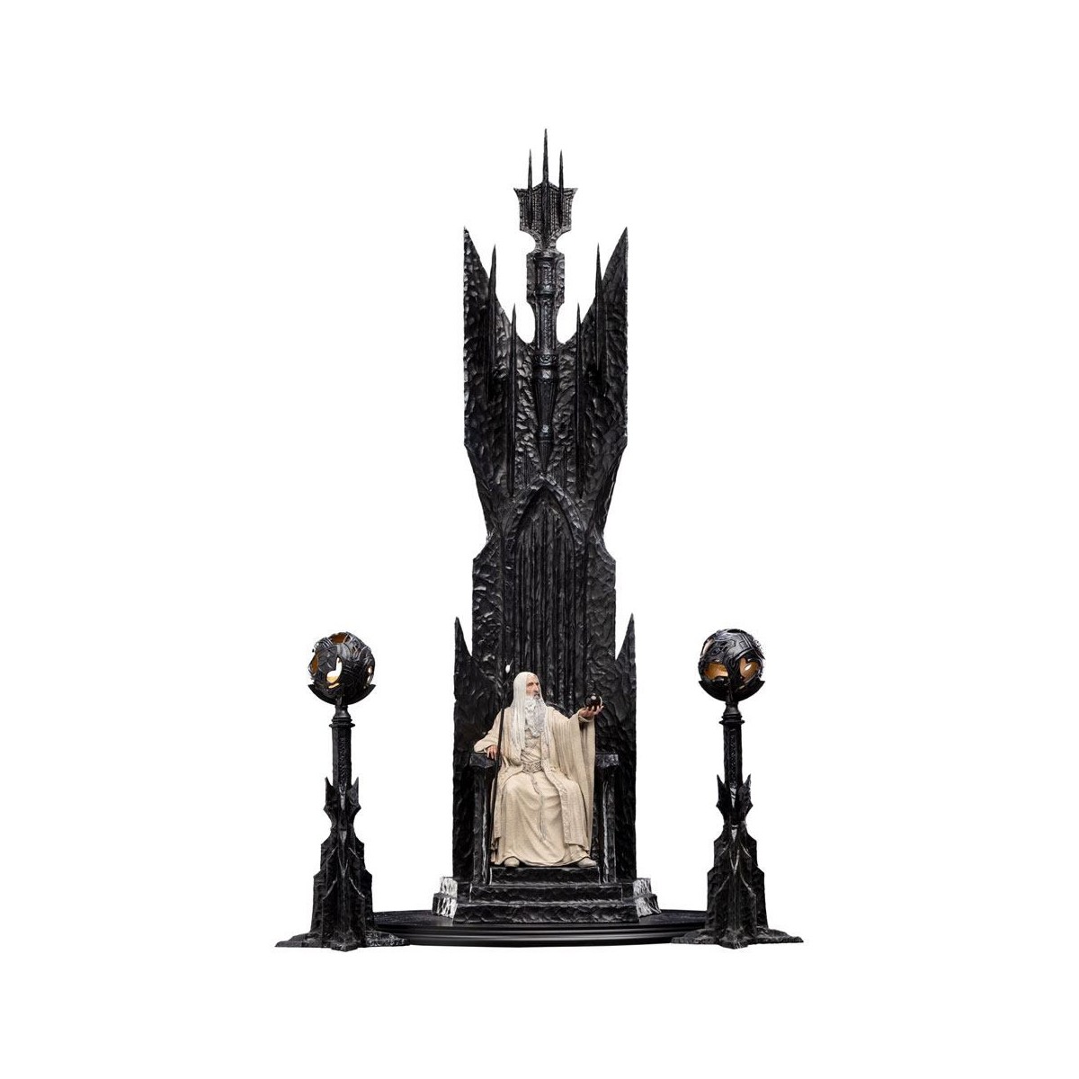 Weta - Il Signore degli Anelli - Statua di Saruman il Bianco in Trono 1/6