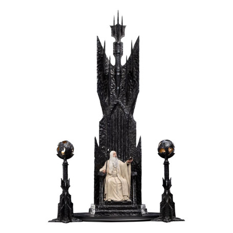Weta - Il Signore degli Anelli - Statua di Saruman il Bianco in Trono 1/6